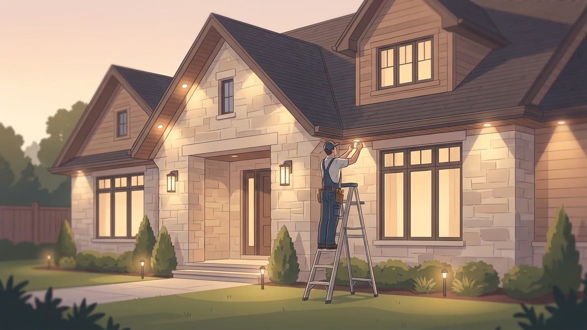 Permanent Exterior Lighting Installation: Homeowner Guide